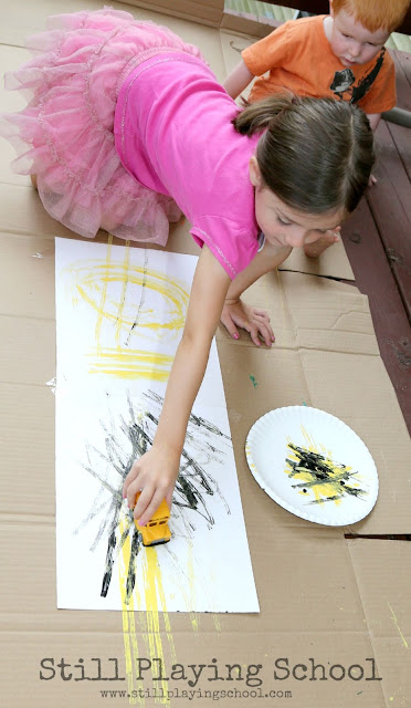 Learn bus route numbers through painting