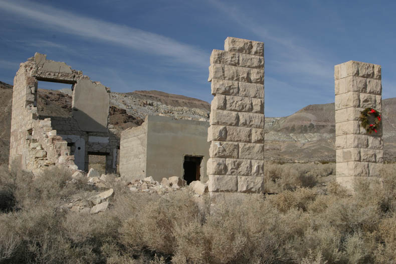 Deserted Places The ghost town of Rhyolite, Nevada