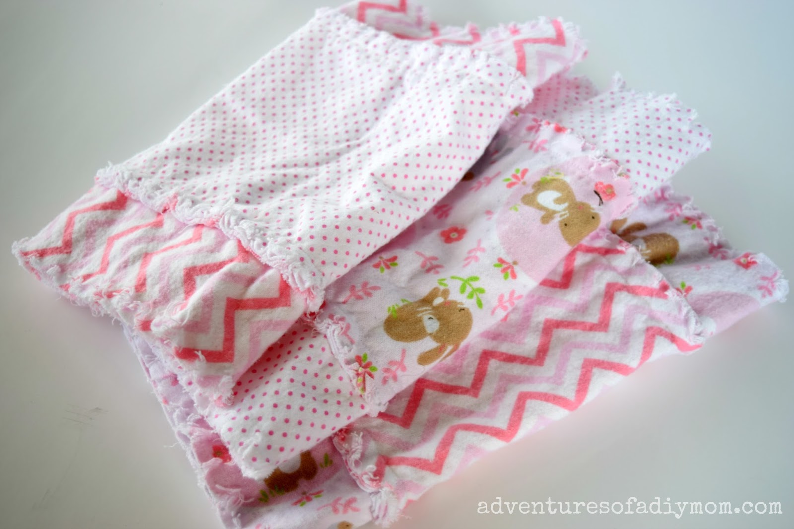 Rag Blankets and Burp Cloths Adventures of a DIY Mom