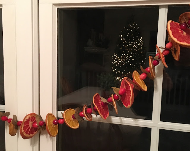 How to make a dried fruit garland Our Tiny Nest