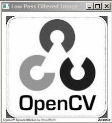 OpenCV C++ Code on Low Pass Median FIlter Output