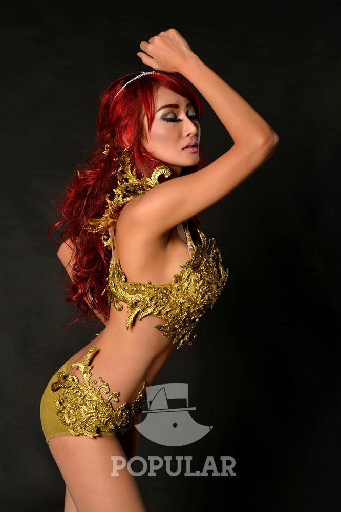 Rhere Valentina Gold And Glam Majalah Popular Januari 2016