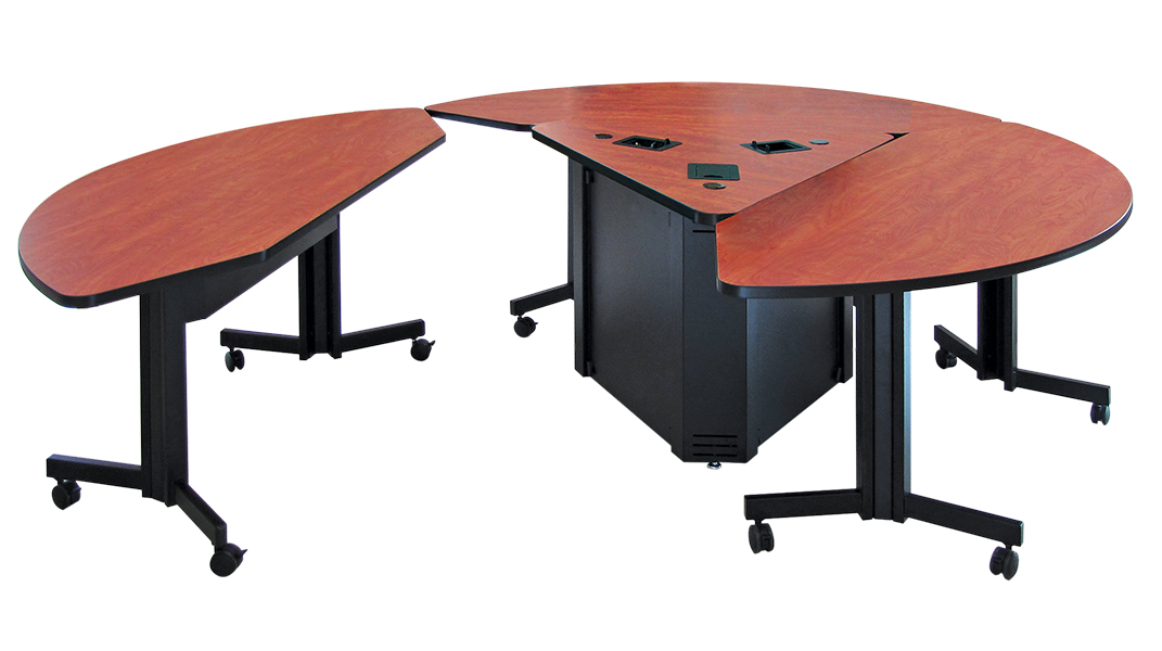 Round Collaboration Table Genius, Round Computer Tables
