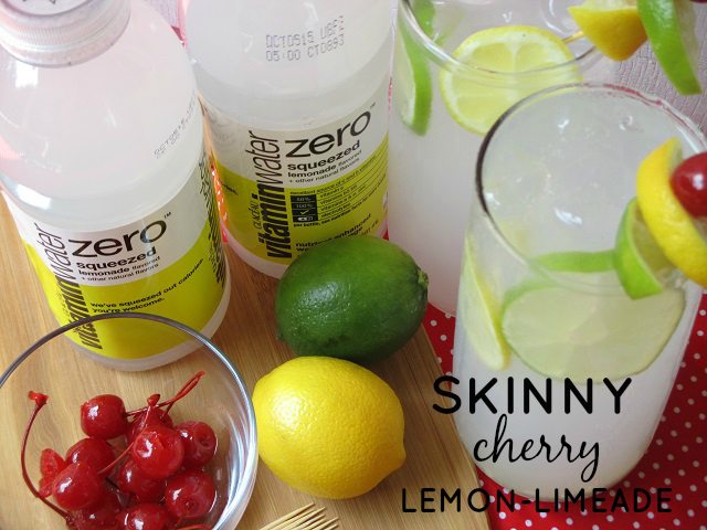 Simple & Refreshing Summer Drink Recipe Hacks - Skinny Cherry Lemon-Limeade CVS One Savvy Mom onesavvymom blogvitaminwater zero #HydrationToGo