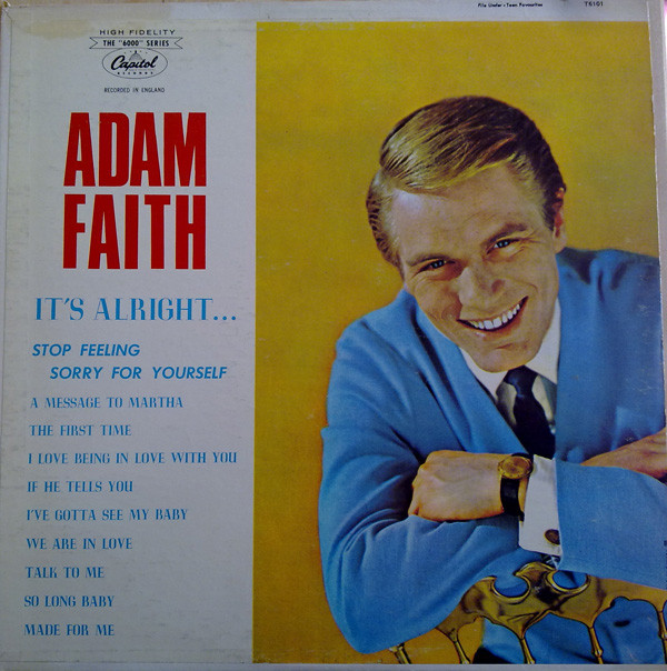 Песня стоп английская. Adam Faith it's Alright.