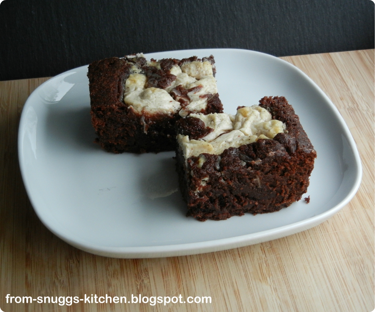 Schokoladen-Frischkäse-Brownies - From-Snuggs-Kitchen