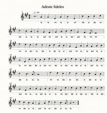 adeste fideles partitura coral