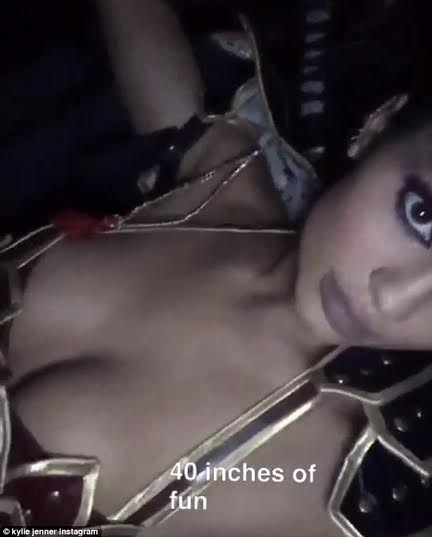 Kylie Jenner dresses up as Warrior Princess - Xena for Halloween