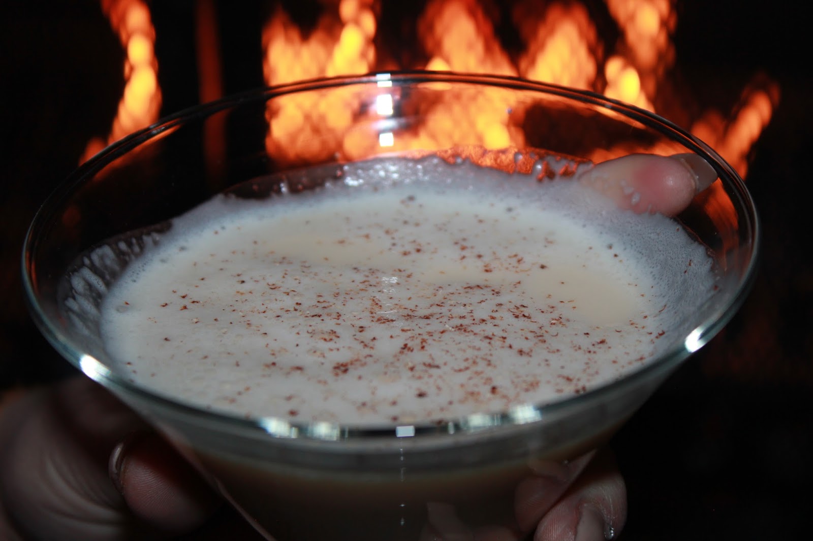 Sisters Luv 2 Cook Eggnog Martini