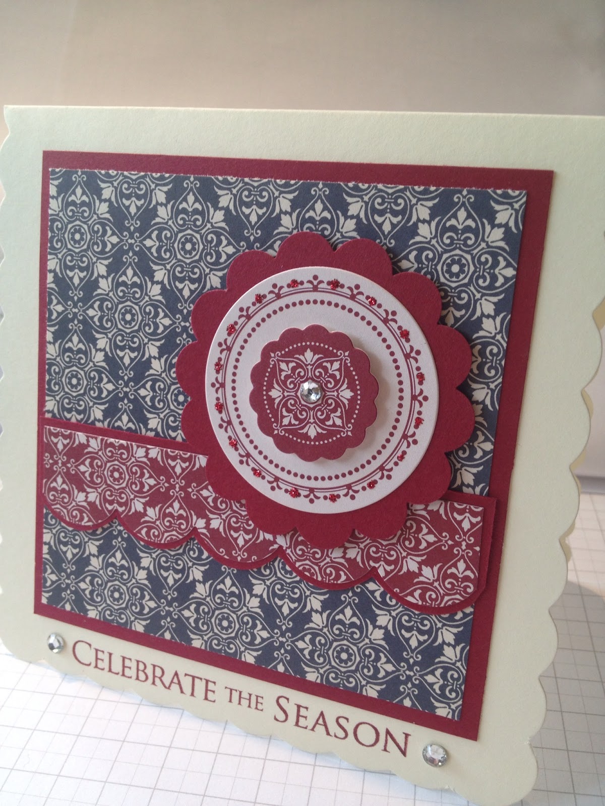 Experience is the best teacher... Stampin' Up Merry Moments Simply