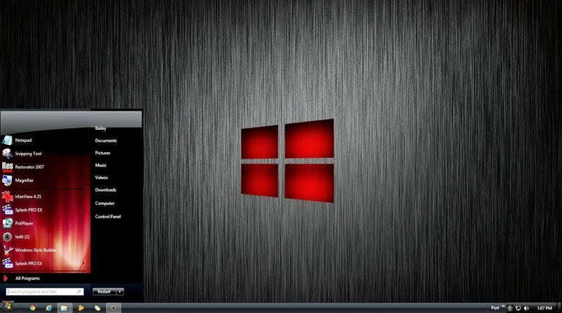 best windows 8 themes red color