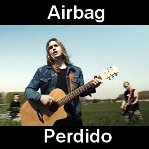 Airbag - Perdido Letra y acordes de guitarra y piano
