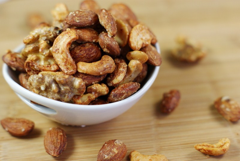 Barbecue Roasted Mixed Nuts {& the story of a photo shoot} The