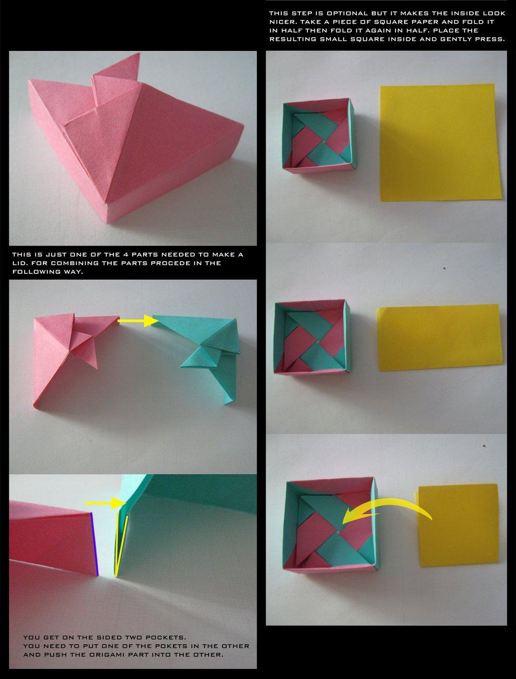 PaperCraft Tutorial Origami Gift Box