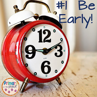 Simple self care practices for the first day of school Be Early!