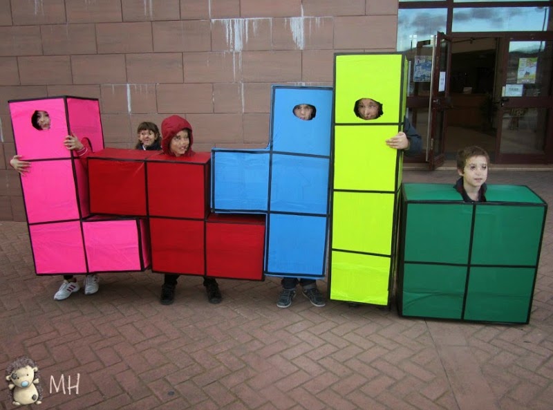 Disfraz de Tetris para grupo