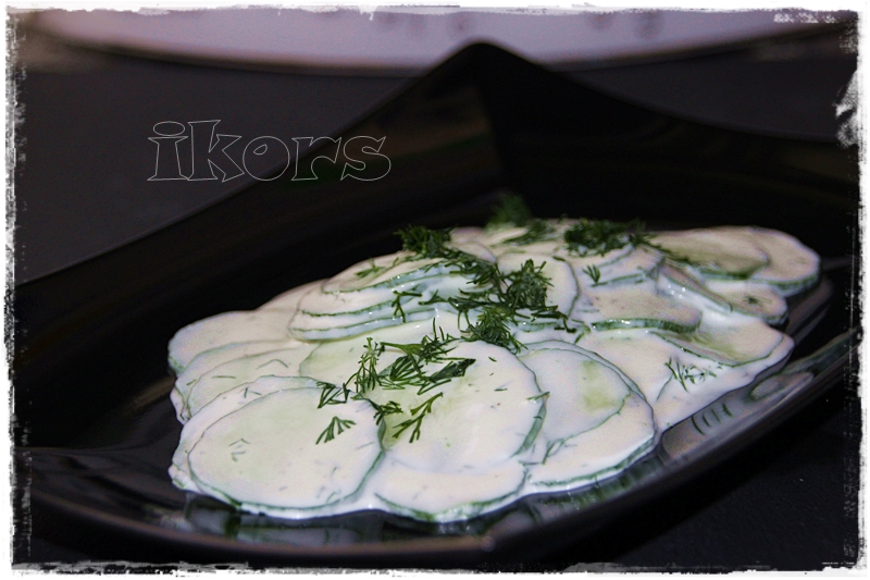 Kochen....meine Leidenschaft : Gurkensalat a la Iris