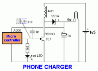 ELECTRONIC CIRCUIT DIAGRAM | ELECTRO SCHEMATIC: 5V DC REGULATED PHONE
