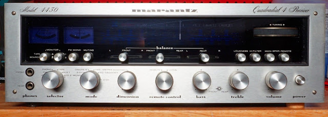 Vintage Marantz Model 4230 Quadraphonic Stereo Receiver Face