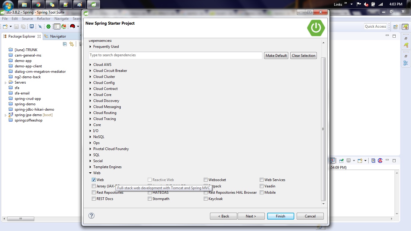 Spring Boot Hello World project - Java Stack Flow