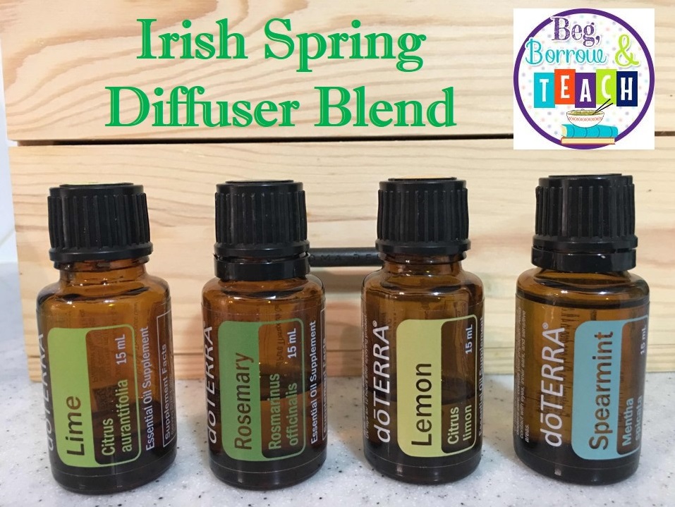 Beg, Borrow, and Teach! Get Inspired With Irish Spring Diffuser Blend