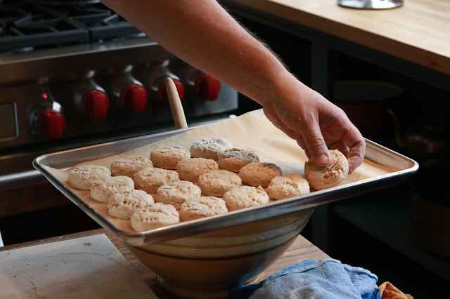 Learn How to Bake Biscuits with Chef Scott Peacock | Photo by Lucy Mercer | A Cook and Her Books copyright 2019