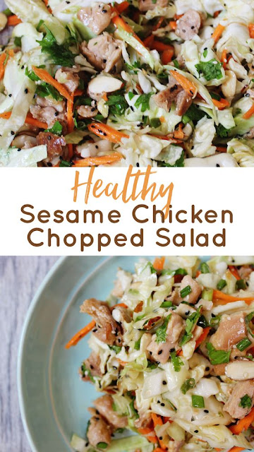 healthy sesame chicken chopped salad healthy sesame chicken chopped salad