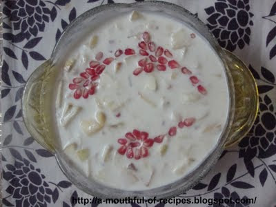 A Mouthful Of Recipes: Fruit Cream