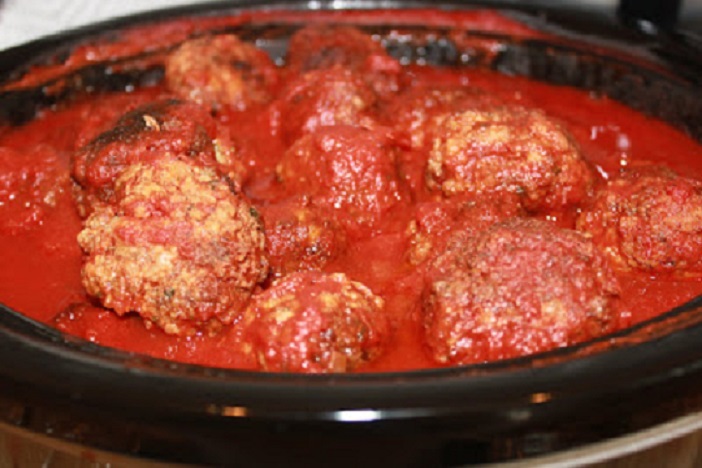 This is a traditional tomato sauce with meat in it such as meatballs, sauce and pork. Many people in new jersey call this gravy. Traditional Rome Italy and Bari call it sauce. This is an old family sauce recipe