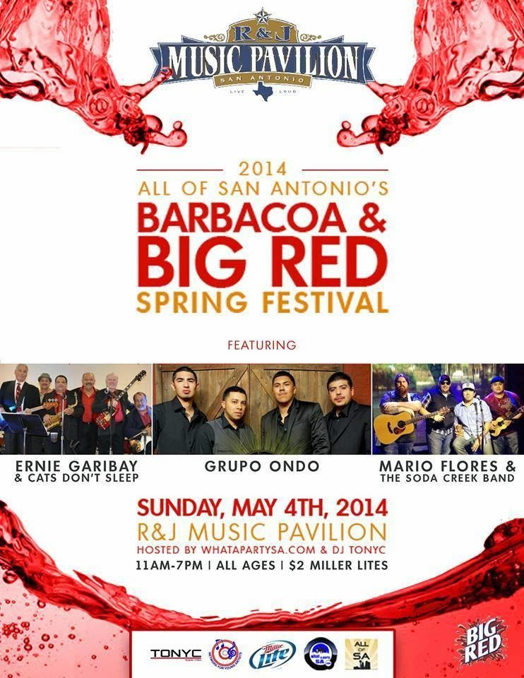 San Antonio Rocks Barbacoa & Big Red Spring Festival at R&J Music