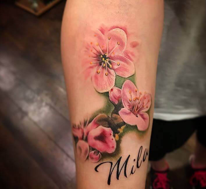 250+ Japanese Cherry Blossom Tattoo Designs With Meanings & Symbolism