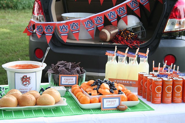Creative Party Ideas by Cheryl: Football Tailgate Party with Custom ...
