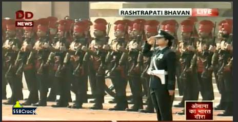 Wing Commander Puja Thakur Lead Guard of Honour for President Barack Obama