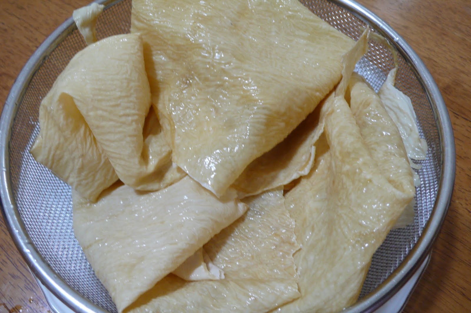 Pan Fried Dried Bean Curd With Fish Paste