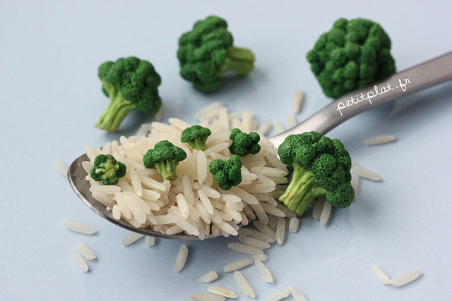 Comida em miniatura: brocolis brocoli