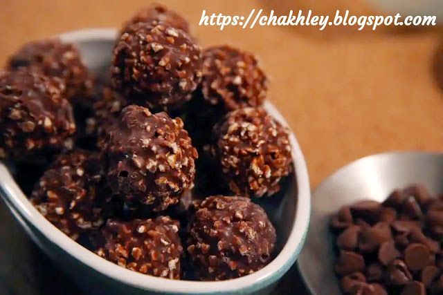 Ferrero Rochers Chocolate Recipe, how to make ferrero Rochers at home