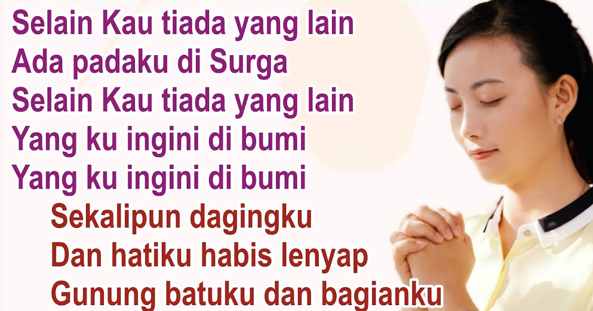 Lirik Lagu Pujian Rohani Kristen Sekolah Minggu Gereja
