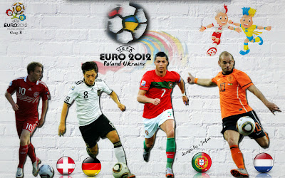 Euro 2012 Participant - Group B Wallpapers - Portugal France Denmark Germany
