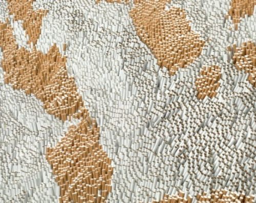 Χαλί τίγρης με 500.000 τσιγάρα