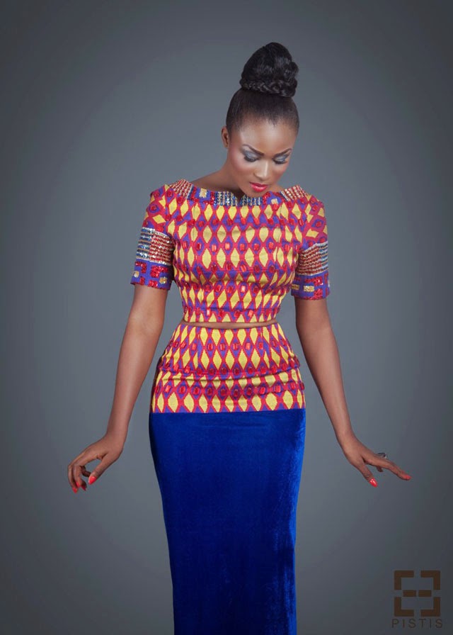 African print fashion dresses- Ghanaian  designer  see more on ciaafrique.com