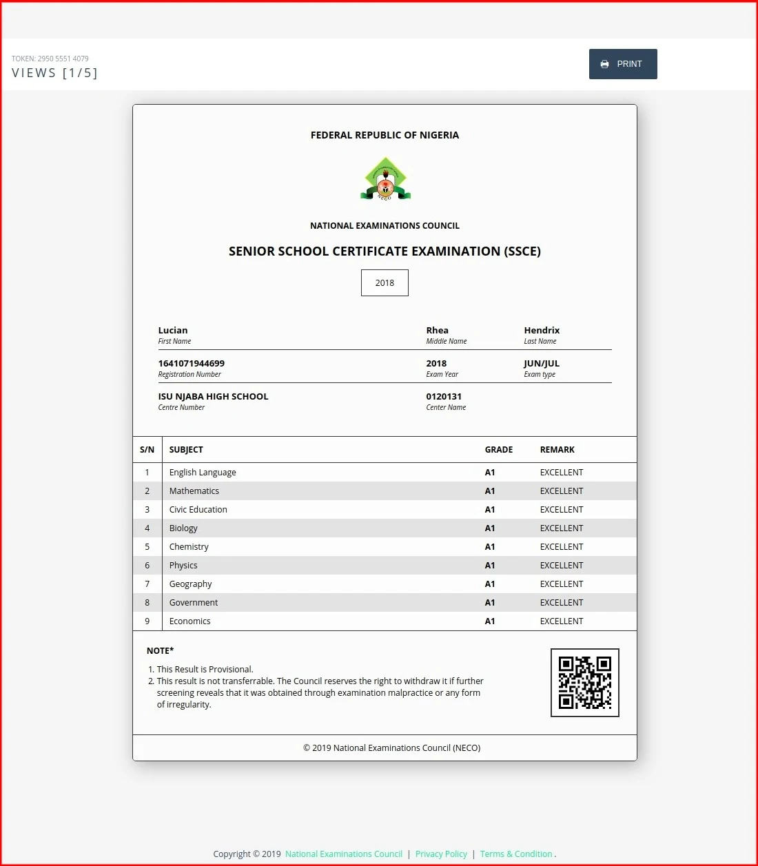 2022 NECO GCE (Nov/Dec) Result Checker [PHOTOS]
