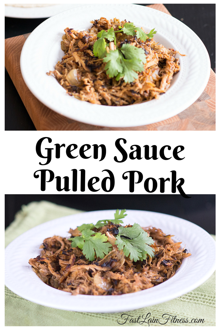 Fast Lain Fitness Mexican Green Sauce Pulled Pork