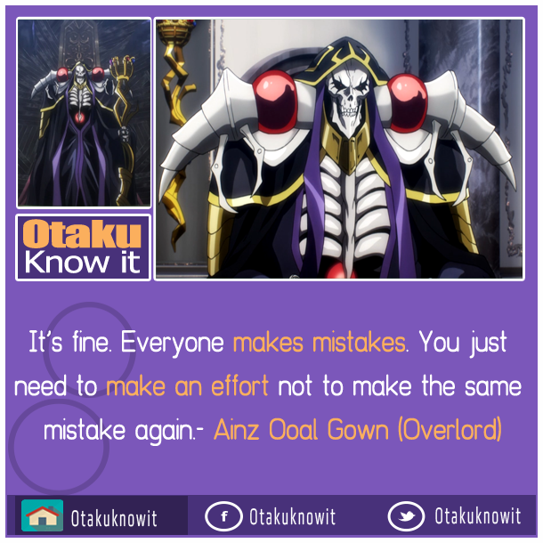 Featured image of post Overlord Ainz Ooal Gown Quotes