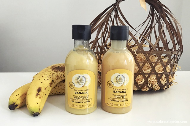 The Body Shop Banana Truly Nourishing Hair Care Range Review | Sabrina  Tajudin | Malaysia Beauty & Lifestyle Blog