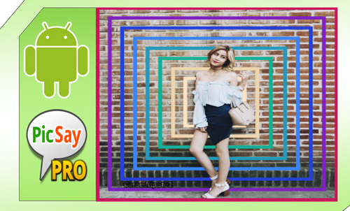 Edit Foto Color Square Ala Awkarin Picsay Pro - Android