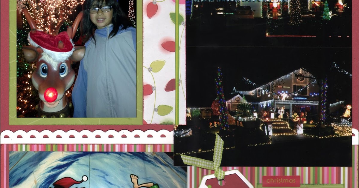 Even More Scrapping! Christmas Lights Layout