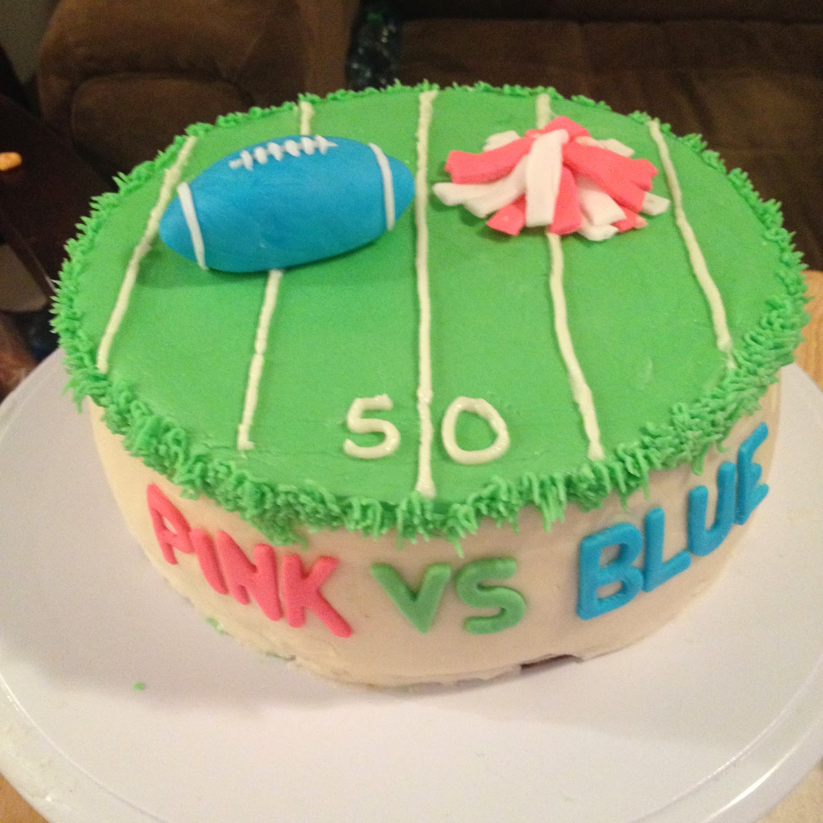 Pink vs Blue - Football Gender Reveal Party