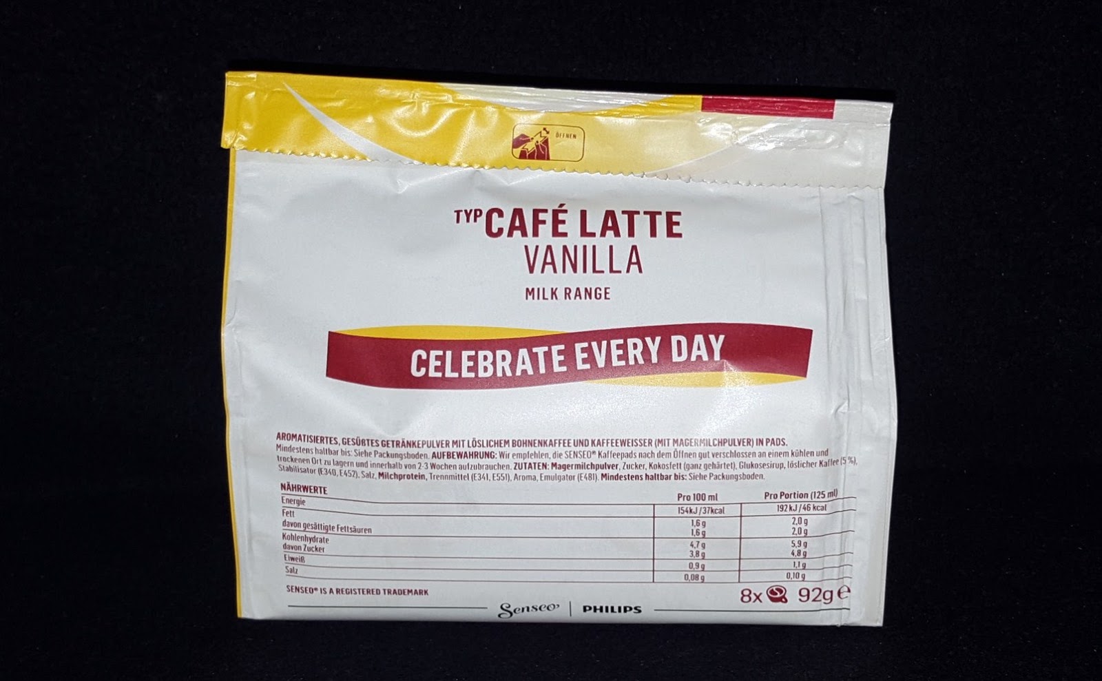 Muttis Produkttest Blog: Senseo Café Latte Vanilla