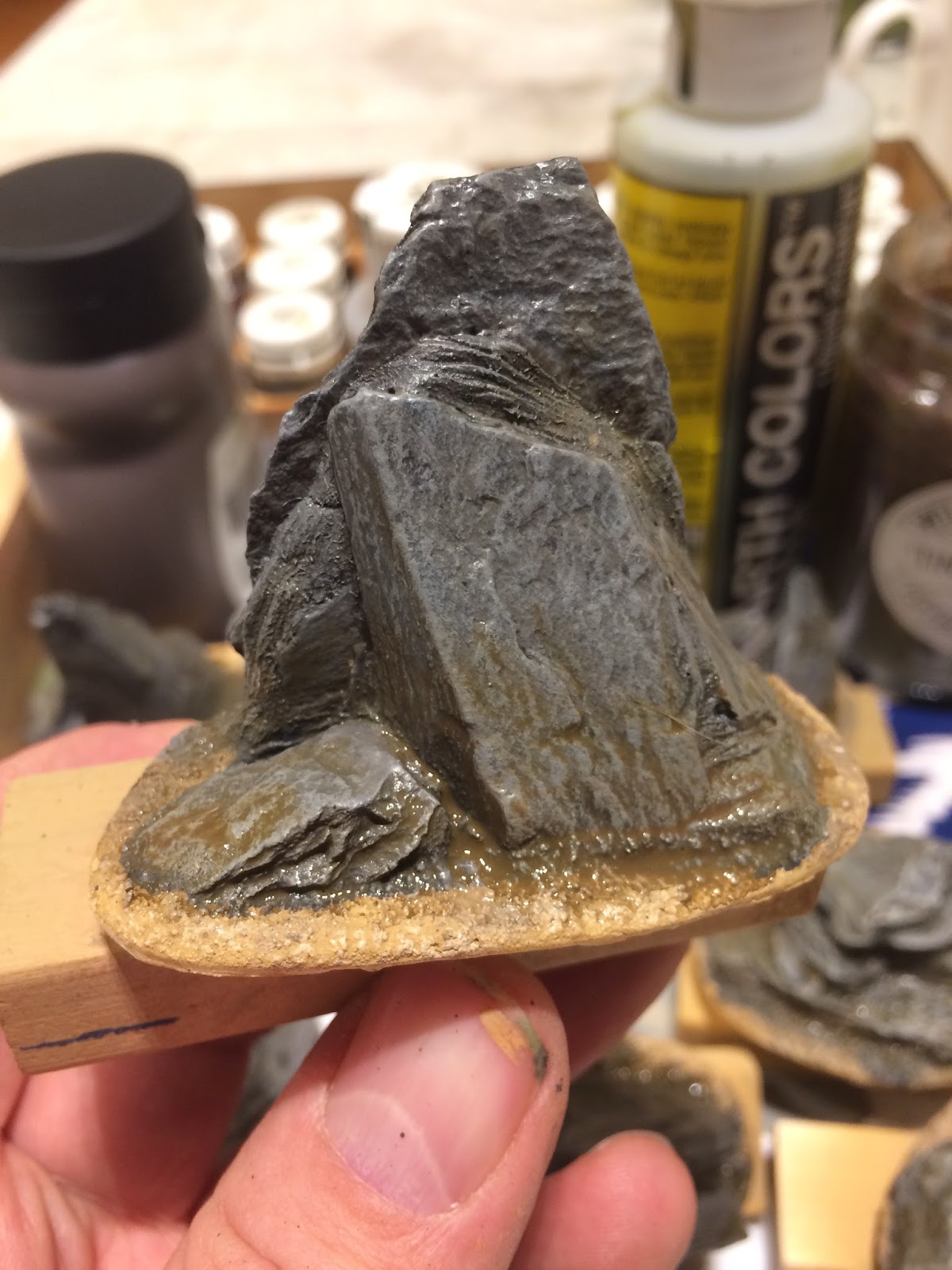 iron mitten Resin Rocks from eBay