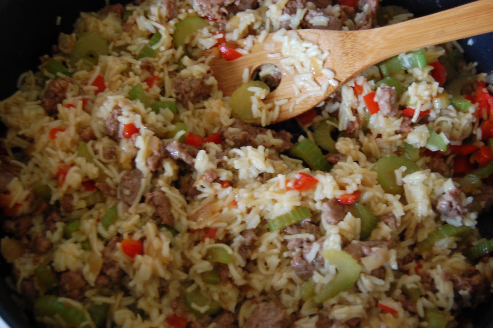 Food, Fun & Life Sausage Rice Casserole